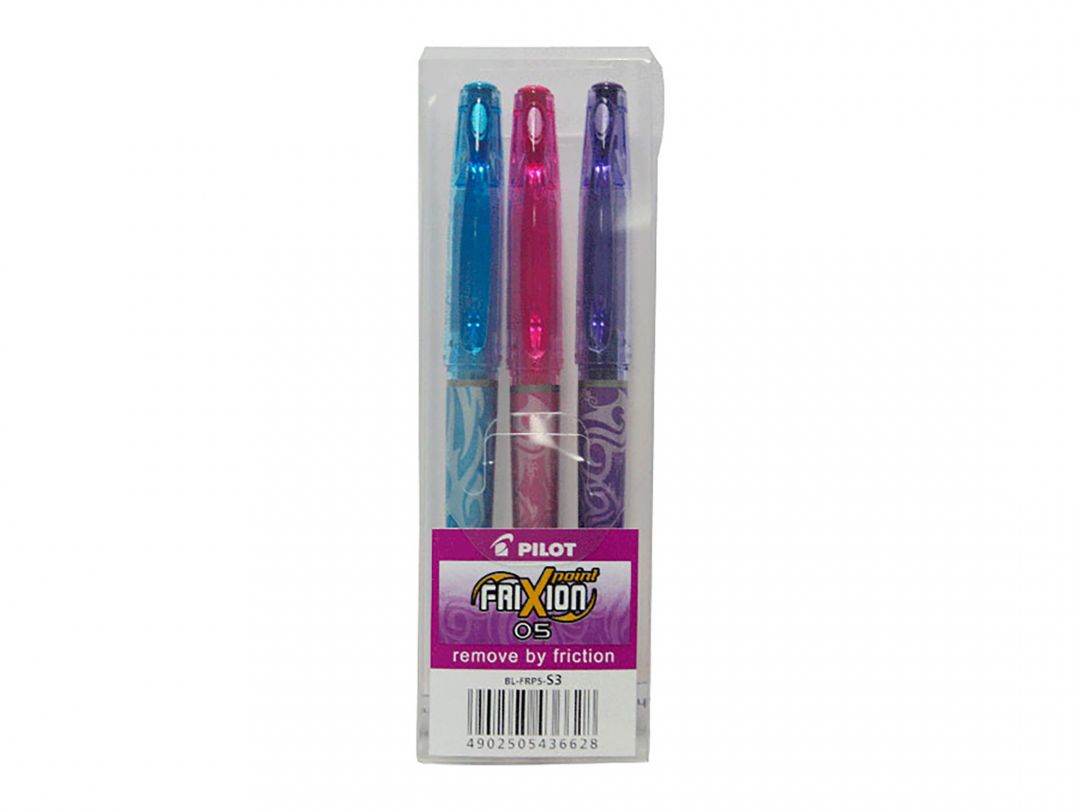 FriXion Point - Długopis żelowy - Wielopack (3) - Mix kolorów - Fine