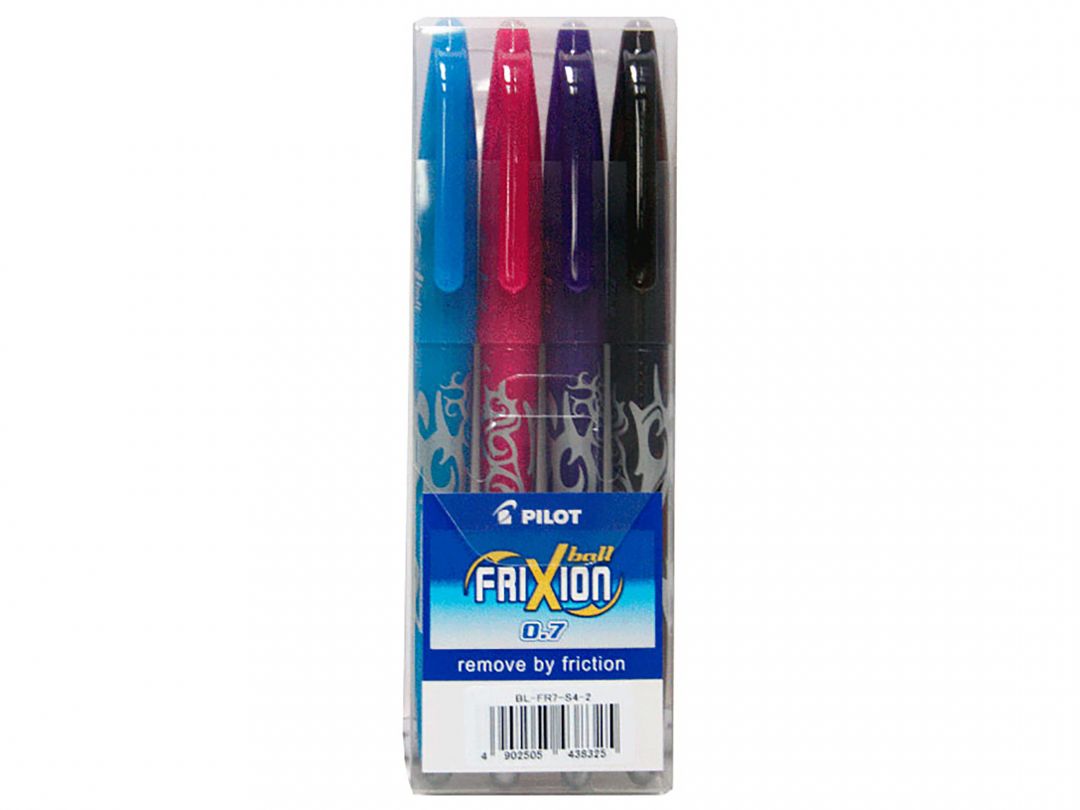 FriXion Ball - Długopis żelowy - Wielopack (4) - Mix kolorów - Medium