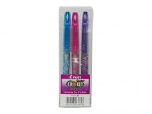 FriXion Point - Długopis żelowy - Wielopack (3) - Mix kolorów - Fine