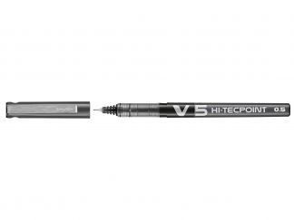 Hi-Tecpoint V5 - Pióro kulkowe z płynnym tuszem - Czarny - Fine 