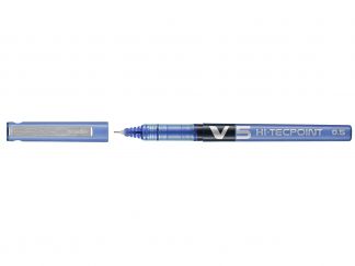 Hi-Tecpoint V5 - Pióro kulkowe z płynnym tuszem - Niebieski - Fine 