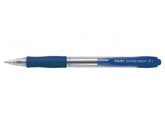 Super Grip  - Długopis olejowy - Niebieski - Fine 