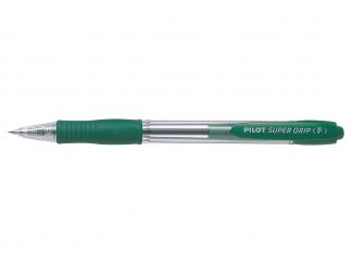 Super Grip  - Długopis olejowy - Zielony - Fine 
