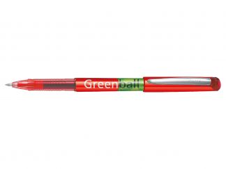 Greenball  - Pióro kulkowe z płynnym tuszem - Czerwony - Begreen - Medium 