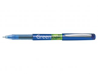 Greenball  - Pióro kulkowe z płynnym tuszem - Niebieski - Begreen - Medium 