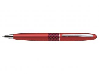 Pilot MR Retro Pop Collection - Długopis olejowy - Metaliczna Czerwień z Wzorem Fali - Medium - Długopis olejowy