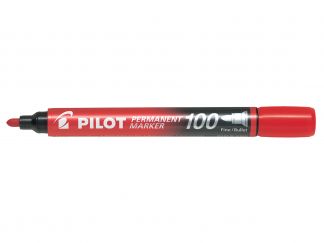 Permanent Marker 100 - Marker - Czerwony - Fine 