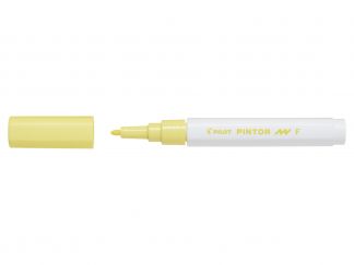 Pilot Pintor  - Marker - Pastelowy żółty - Fine 